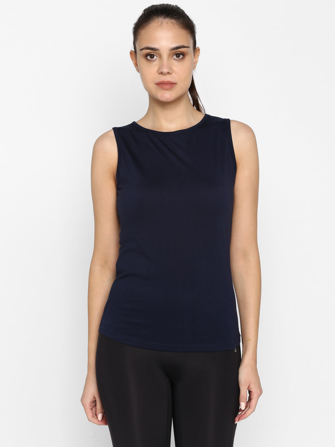 Ap'pulse Women's Sleeveless Round neck Tshirt