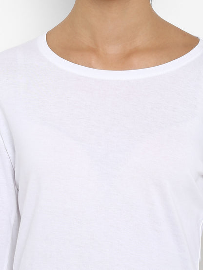 Appulse Women's Round Neck Long Sleeve Thumopen T-Shirt | Women | Premium Cotton | Activewear | Athleisure