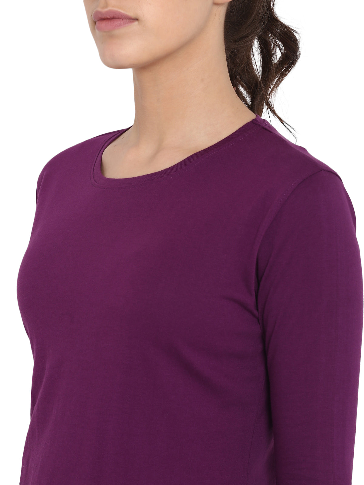 Ap'pulse Women's 3/4th sleeve Round Neck Tshirt