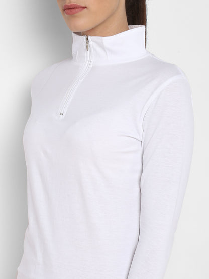 Appulse Women's Hi Neck Long Sleeve Thumb Hole T-Shirt | Women | Premium Cotton | Activewear | Athleisure