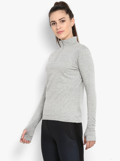 Appulse Women's Hi Neck Long Sleeve Thumb Hole T-Shirt | Women | Premium Cotton | Activewear | Athleisure