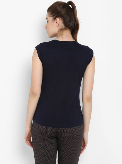 Appulse Women's Cap SleeveT-Shirt | Women | Premium Cotton | Activewear | Athleisure
