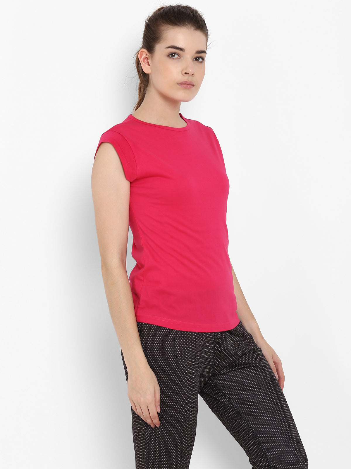 Ap'pulse Women's Cap SleeveTshirt