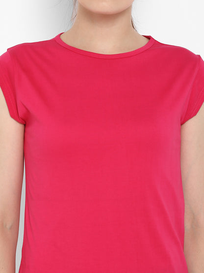 Appulse Women's Cap SleeveT-Shirt | Women | Premium Cotton | Activewear | Athleisure