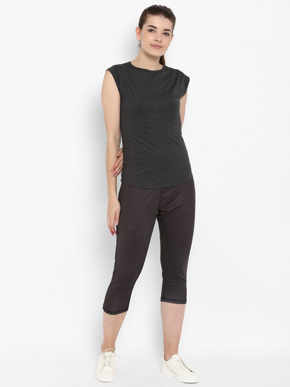 Appulse Women's Cap SleeveT-Shirt | Women | Premium Cotton | Activewear | Athleisure