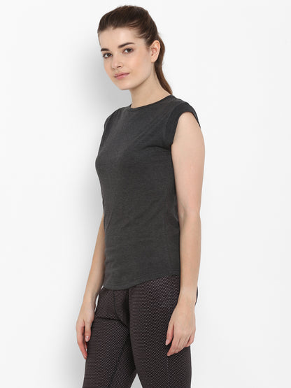 Appulse Women's Cap SleeveT-Shirt | Women | Premium Cotton | Activewear | Athleisure