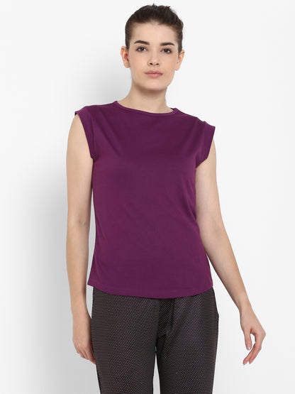 Appulse Women's Cap SleeveT-Shirt | Women | Premium Cotton | Activewear | Athleisure