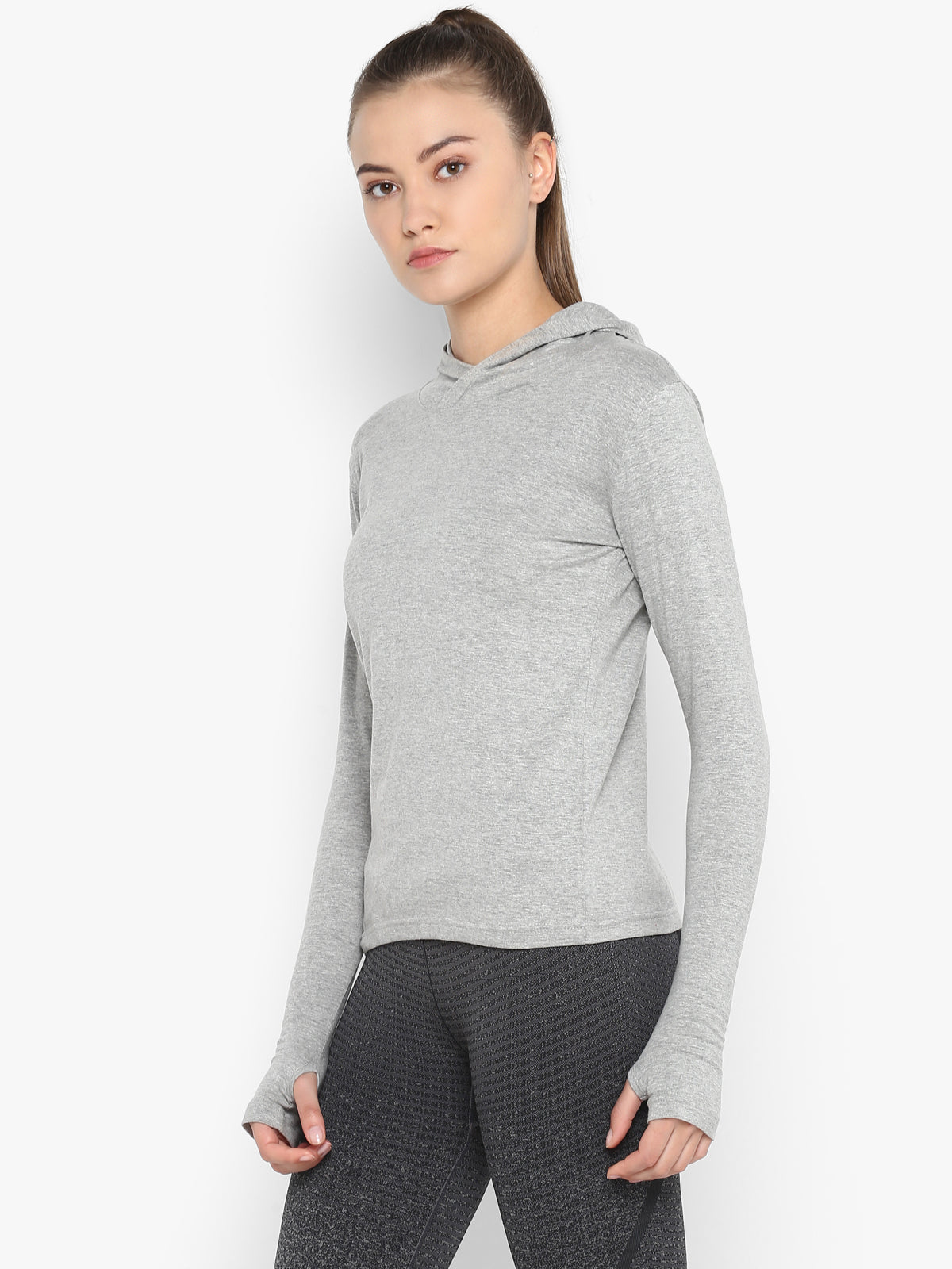 Ap'pulse Women's Hoodie Long Sleeve Thumbopen