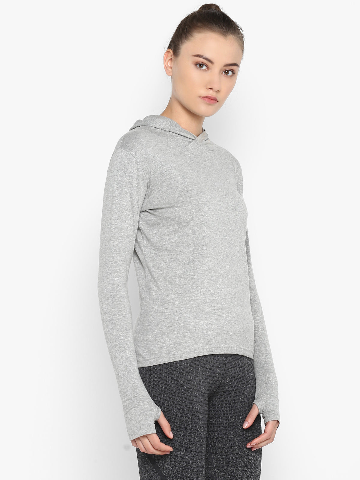 Ap'pulse Women's Hoodie Long Sleeve Thumbopen