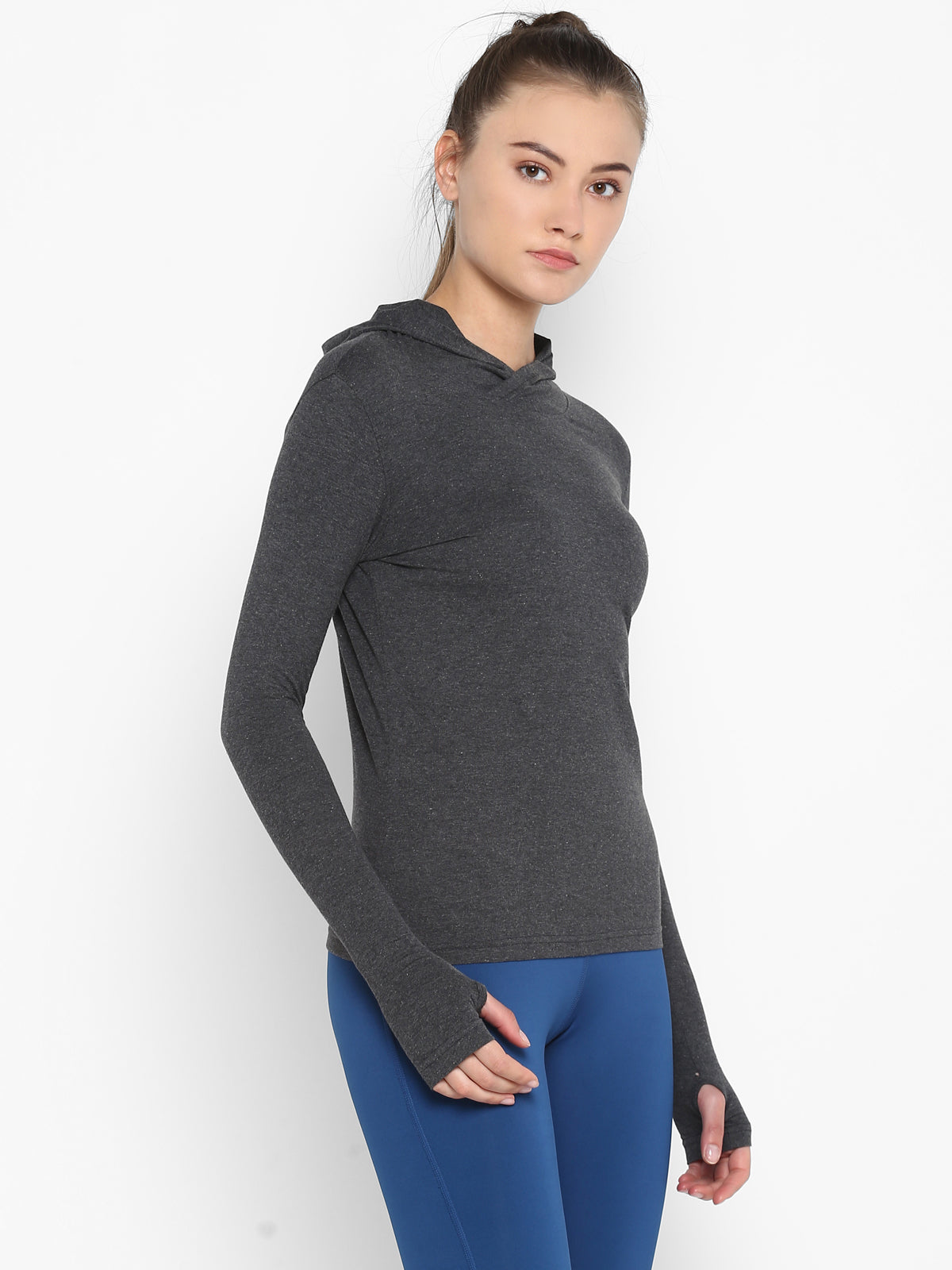 Ap'pulse Women's Hoodie Long Sleeve Thumbopen