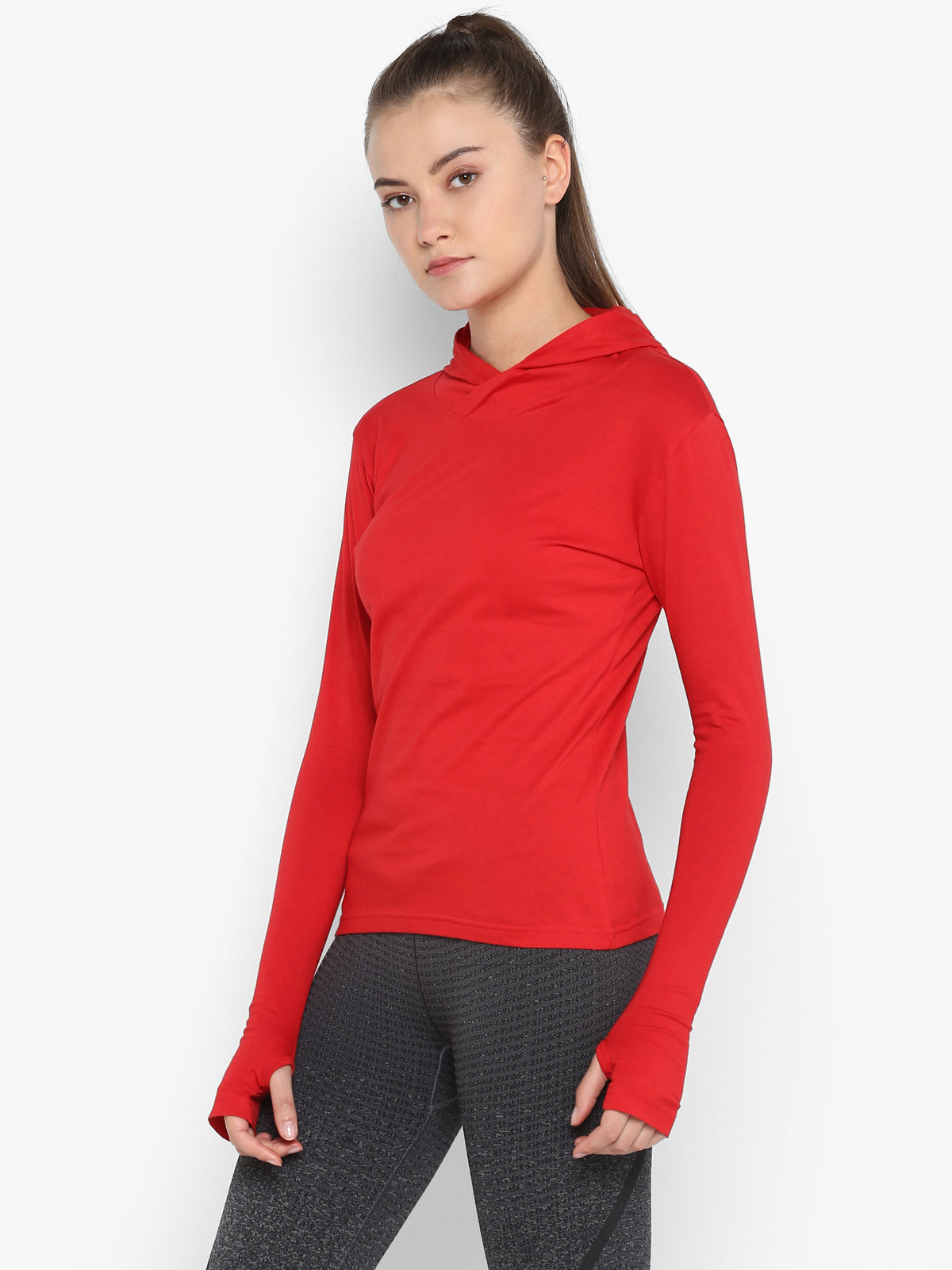 Ap'pulse Women's Hoodie Long Sleeve Thumbopen