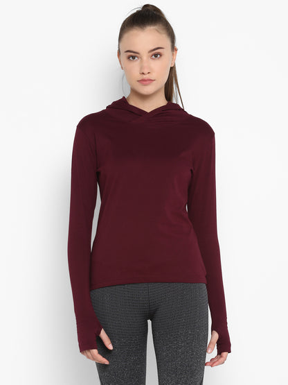 Appulse Women's Hoodie Long Sleeve Thumb Hole | Women | Premium Cotton | Activewear | Athleisure