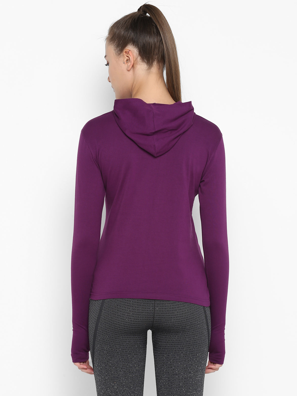 Ap'pulse Women's Hoodie Long Sleeve Thumbopen