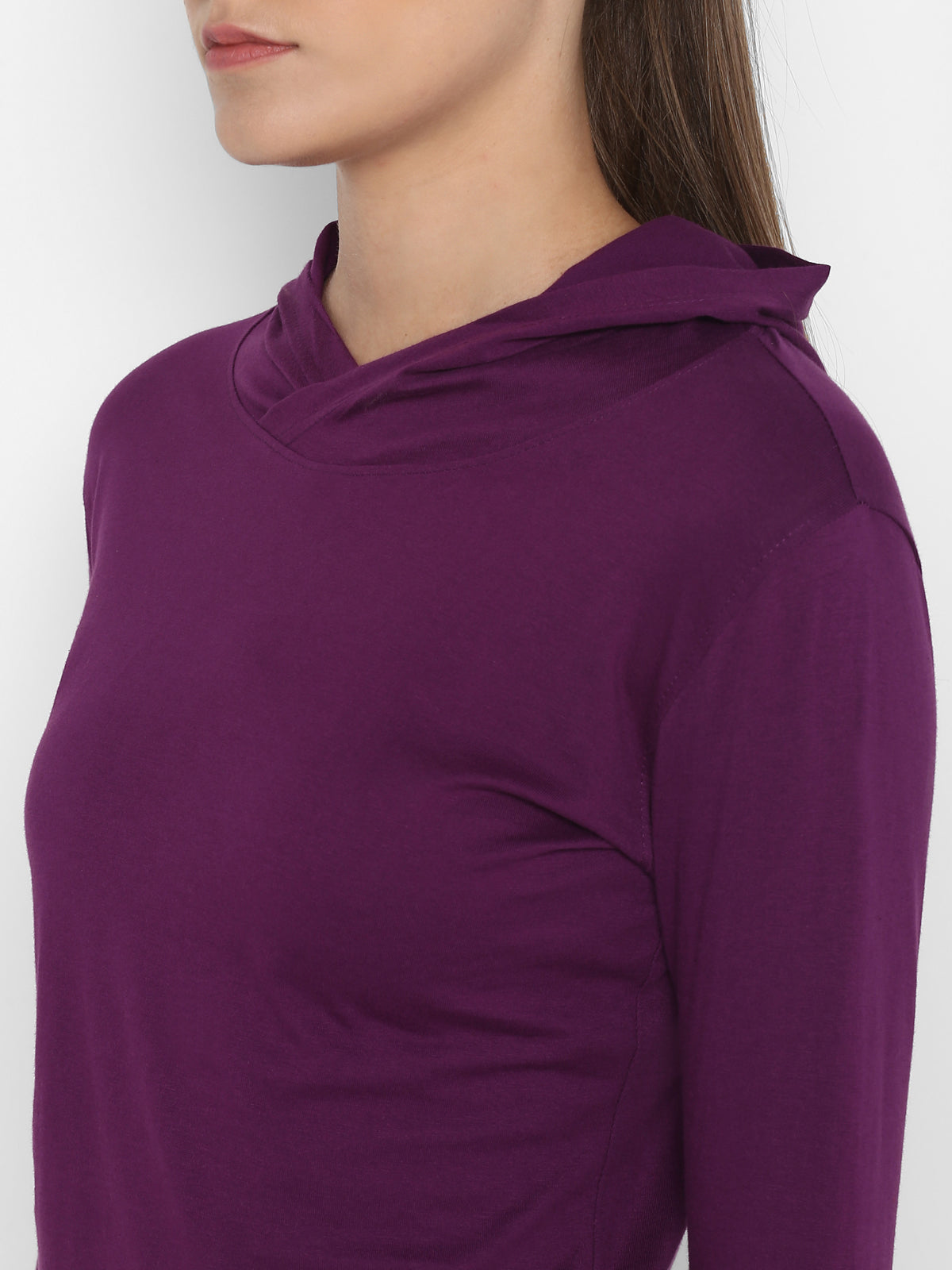 Ap'pulse Women's Hoodie Long Sleeve Thumbopen